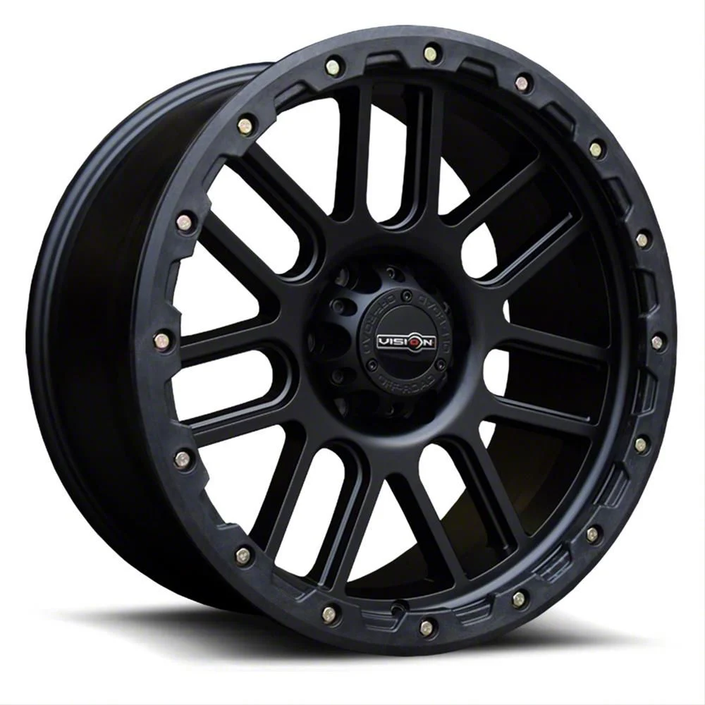 Nemesis Matte Black 8-Lug Wheel; 20x9; 10mm Offset (20-26 Sierra 2500 HD)