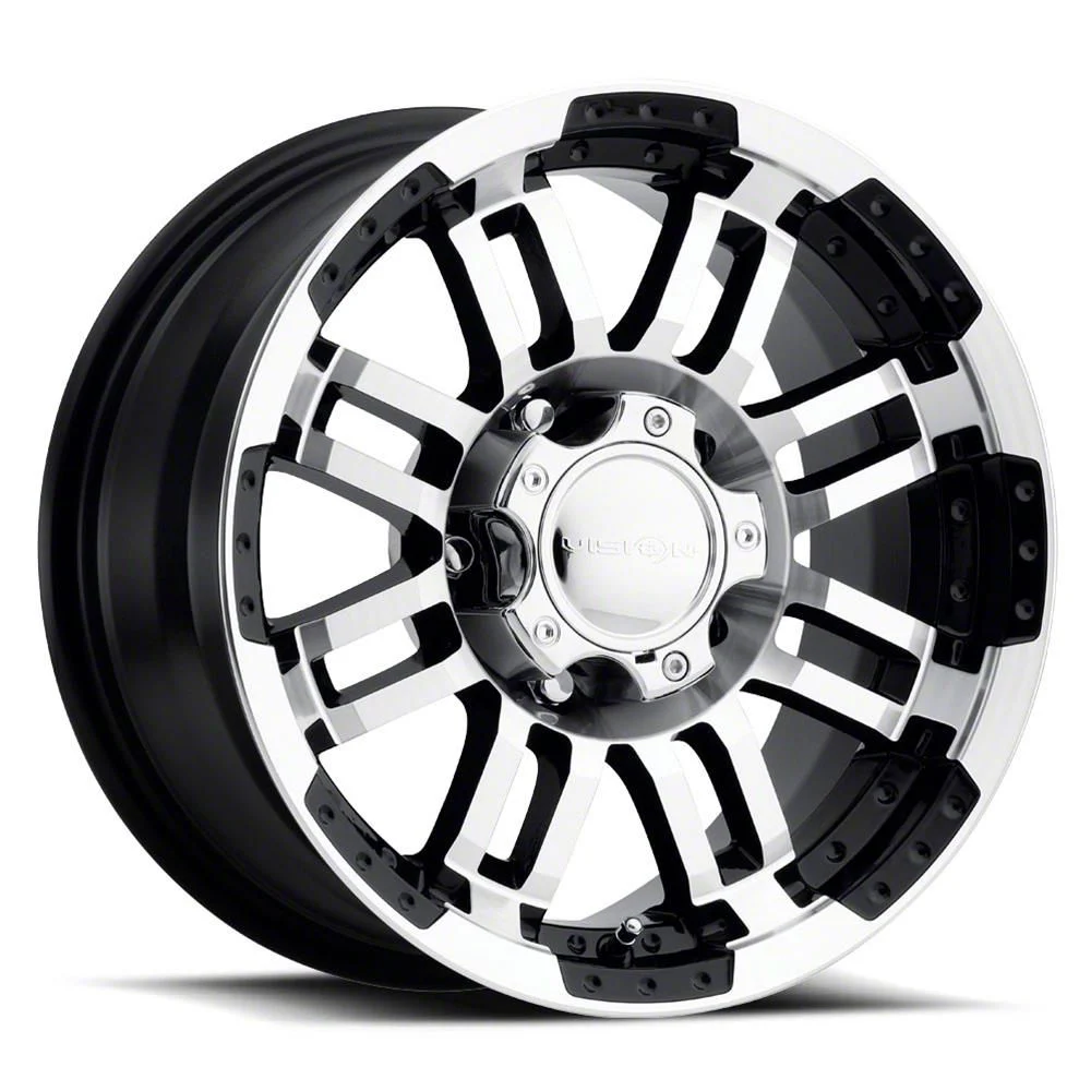 Warrior Gloss Black Machined 8-Lug Wheel; 20x9; 0mm Offset (11-16 F-250 Super Duty)