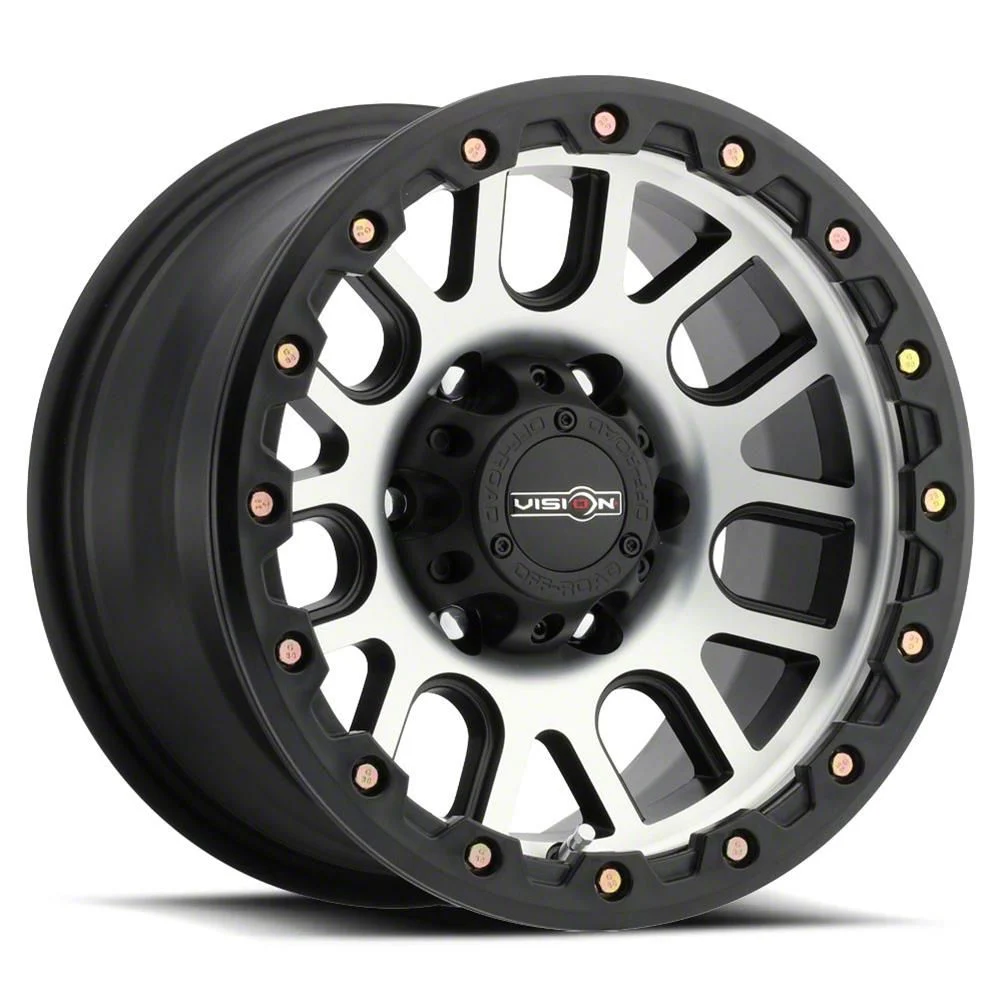 Nemesis Matte Black Machined 8-Lug Wheel; 20x9; 10mm Offset (15-19 Silverado 3500 HD SRW)