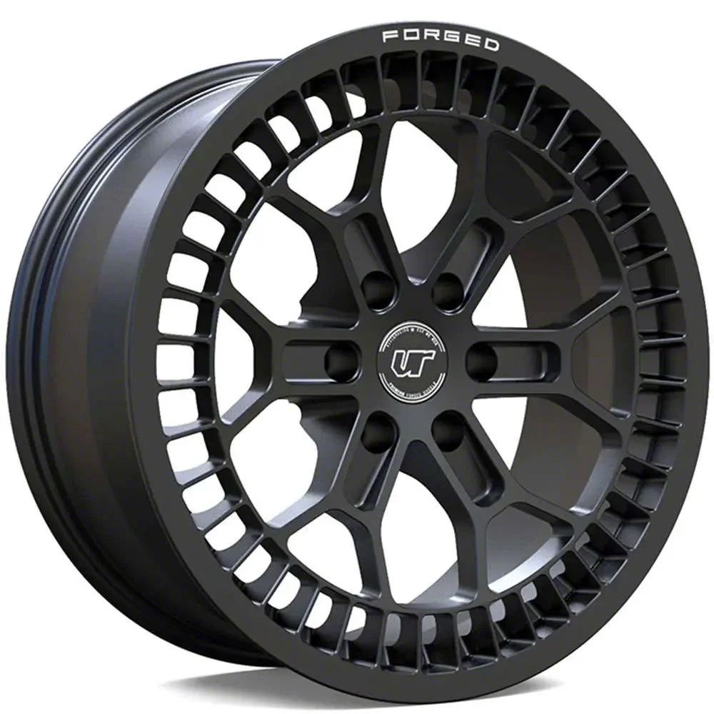 VR Forged D02 Matte Black 8-Lug Wheel; 18x9; 6mm Offset (17-22 F-250 Super Duty)
