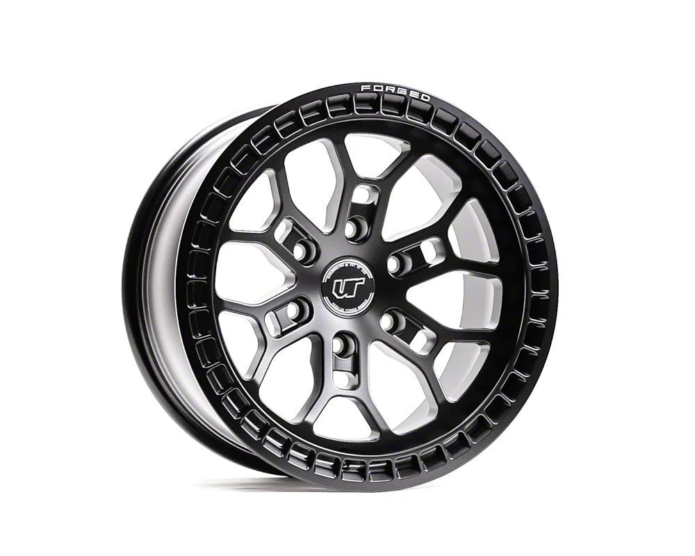VR Forged D02 Matte Black 6-Lug Wheel; 17x8.5; 0mm Offset (19-26 Sierra 1500)