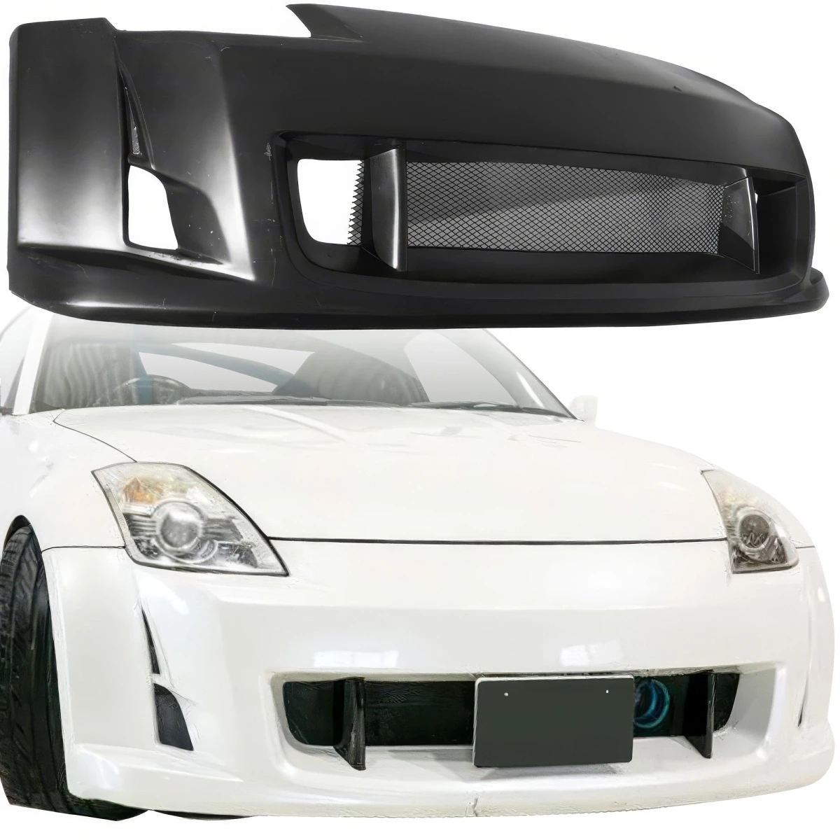 FRP AMU Front Bumper > Nissan 350Z (Z33) 2003-2008 - 100078