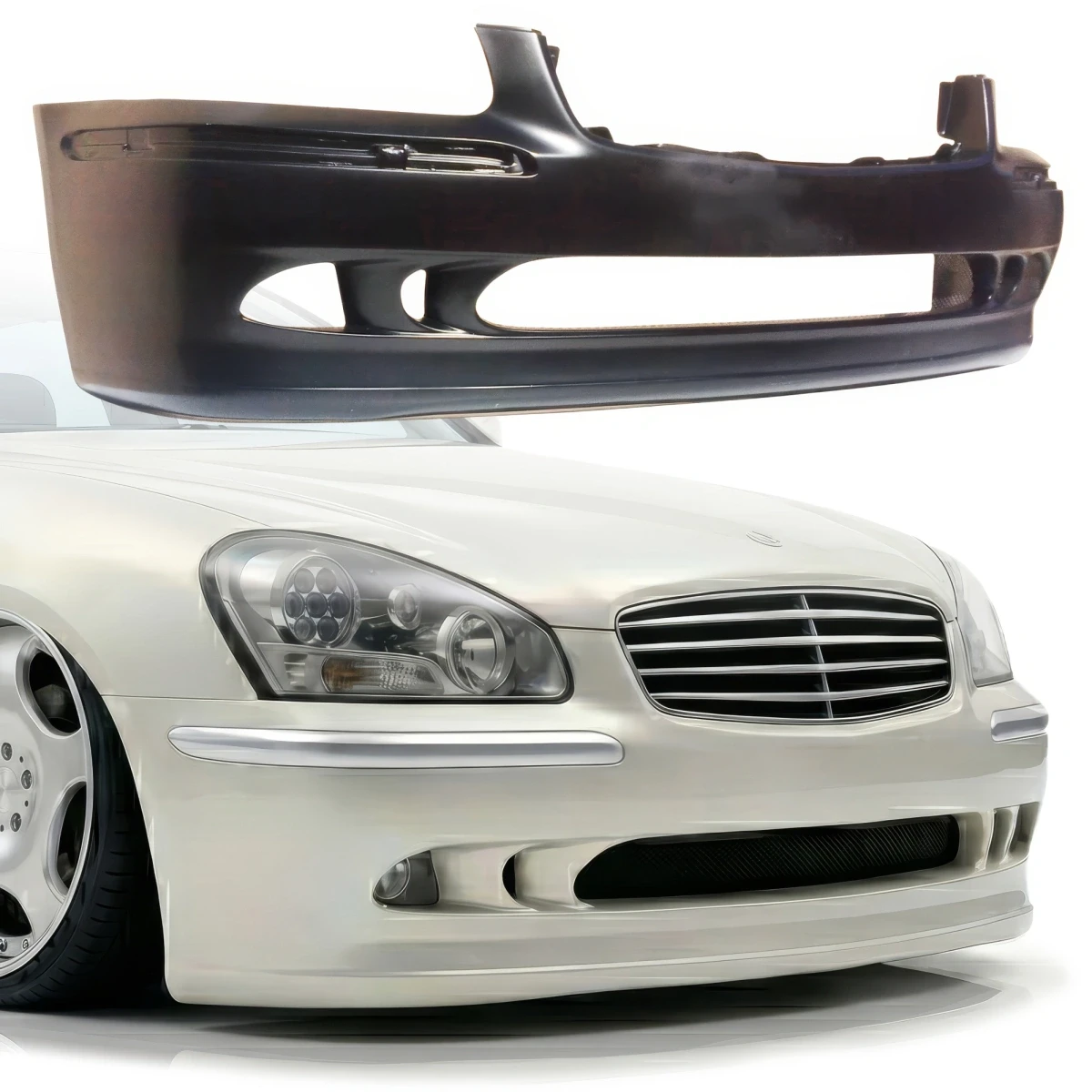 FRP JD Front Bumper > Infiniti Q45 F50 Cima 2002-2004 - 102473