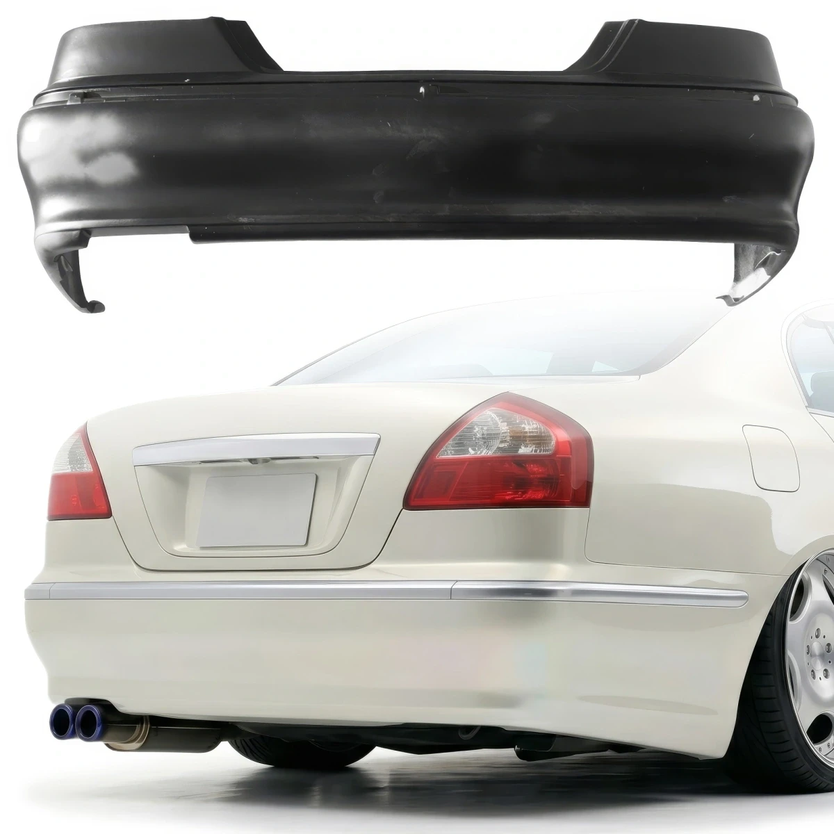 FRP JD Rear Bumper > Infiniti Q45 F50 Cima 2002-2004 - 102474