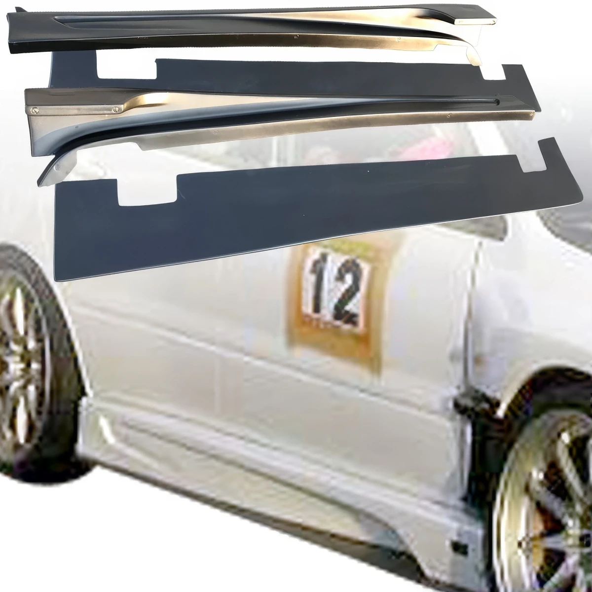 FRP VAR Side Skirts 4pc > Mitsubishi Evolution EVO8 EVO9 CT9A 2003-2006 - 102845