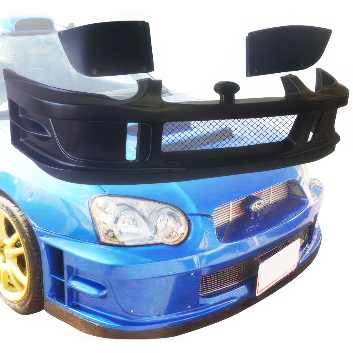 FRP WRC Front Bumper 3pc > Subaru Impreza WRX 2004-2005 > 4/5dr - 102867