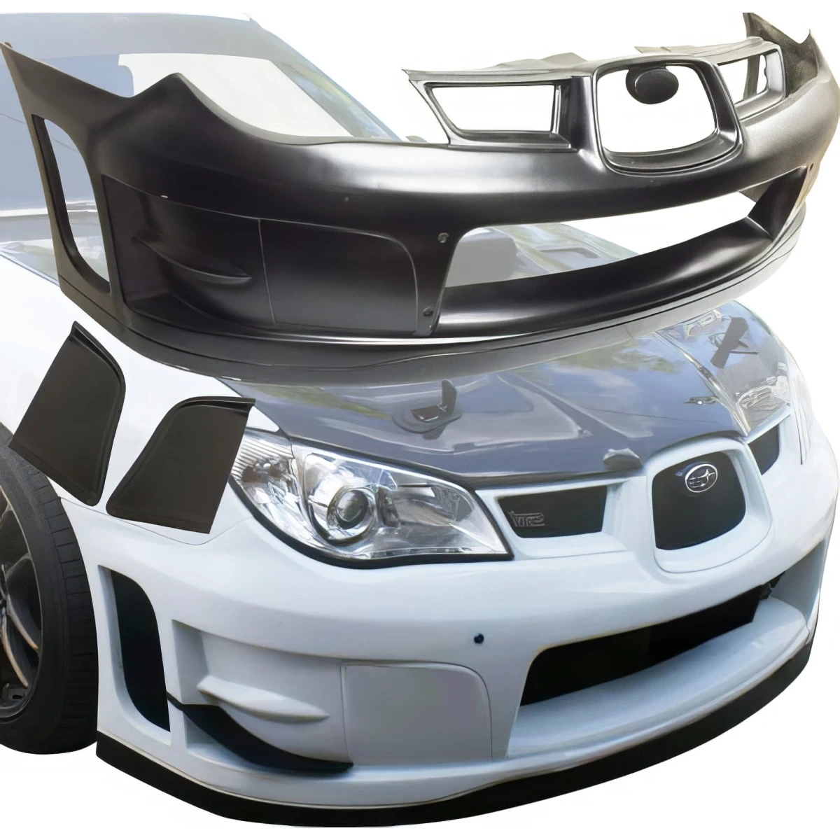 FRP WRC Front Bumper 3pc > Subaru Impreza WRX 2006-2007 > 4/5dr - 102886