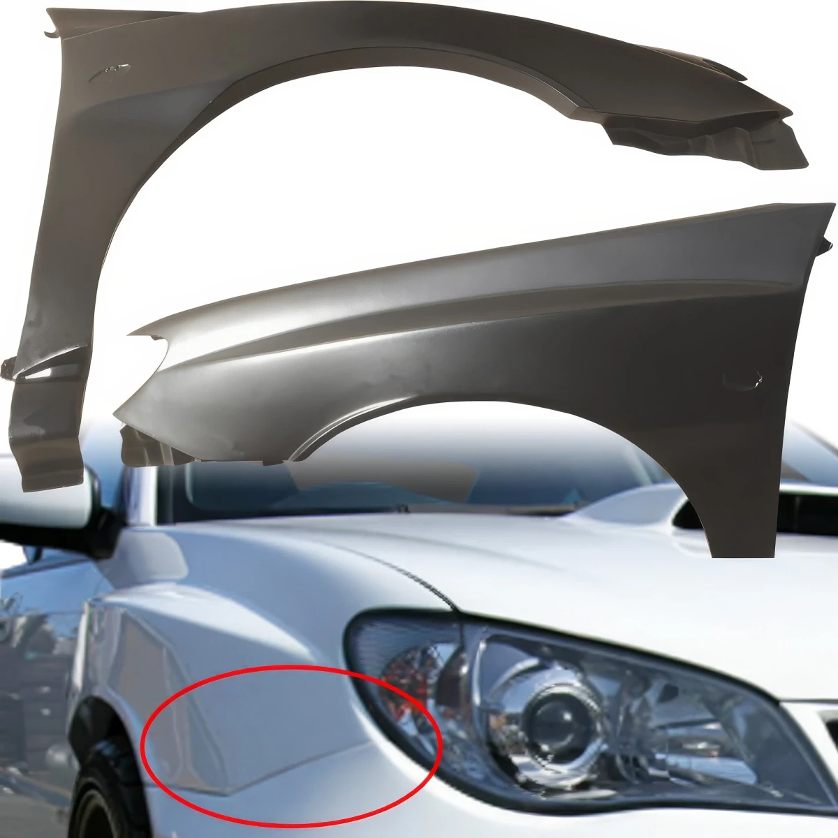 FRP LSPO WRC Custom Wide Body Fenders (front) > Subaru Impreza WRX 2006-2007 > 4/5dr - 102887