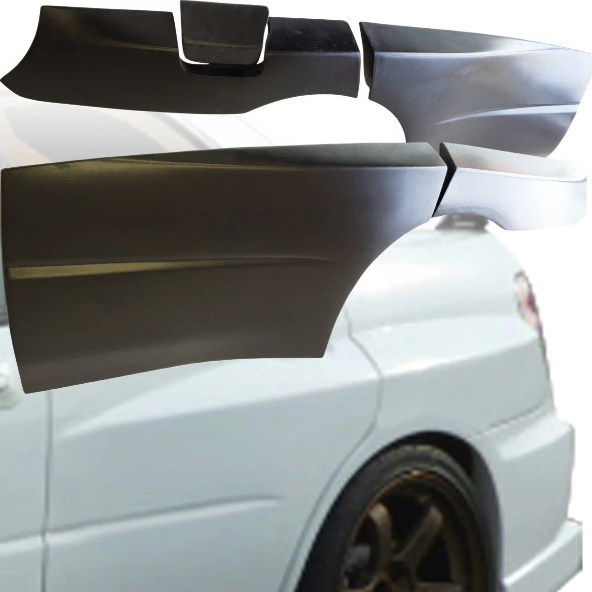 FRP LSPO WRC Wide Body XL Fenders (rear) 5pc 50mm > Subaru Impreza WRX 2002-2007 > 4dr Sedan - 102888