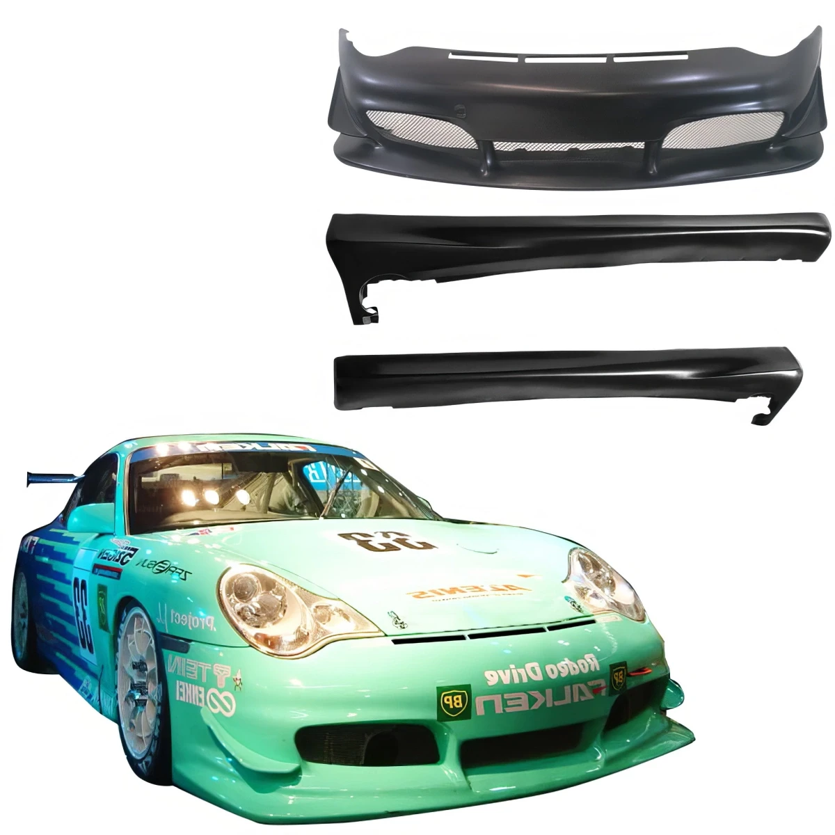 FRP GT3 Taiku Body Kit 3pc > Porsche 911 (996) 2002-2004 - 105240