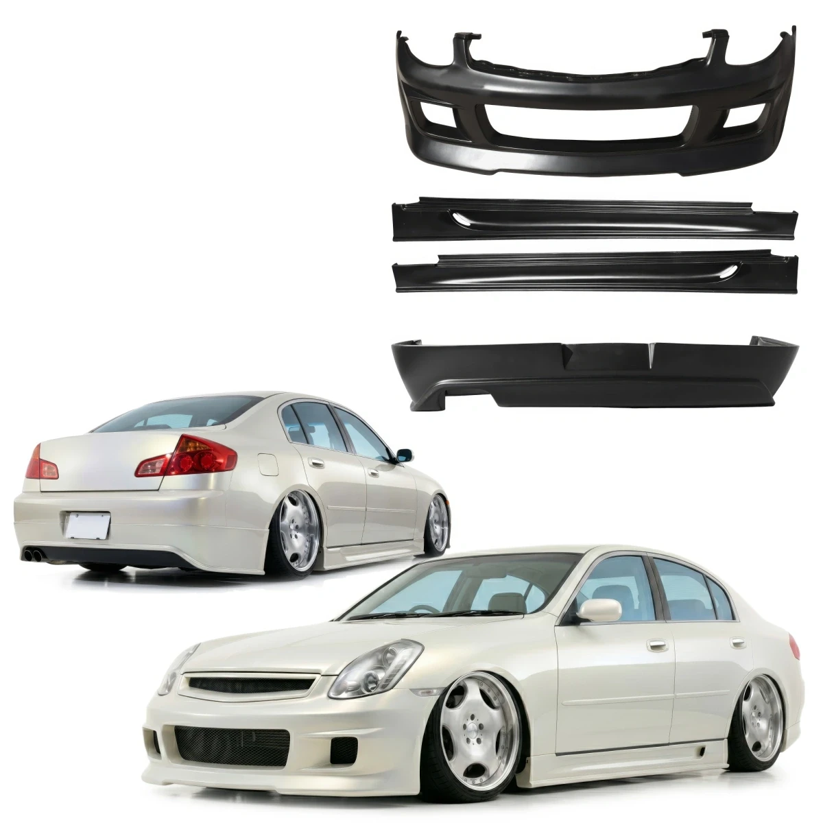 FRP TRUS Body Kit 4pc > Infiniti G35 Sedan 2003-2004 > 4dr Sedan - 107929