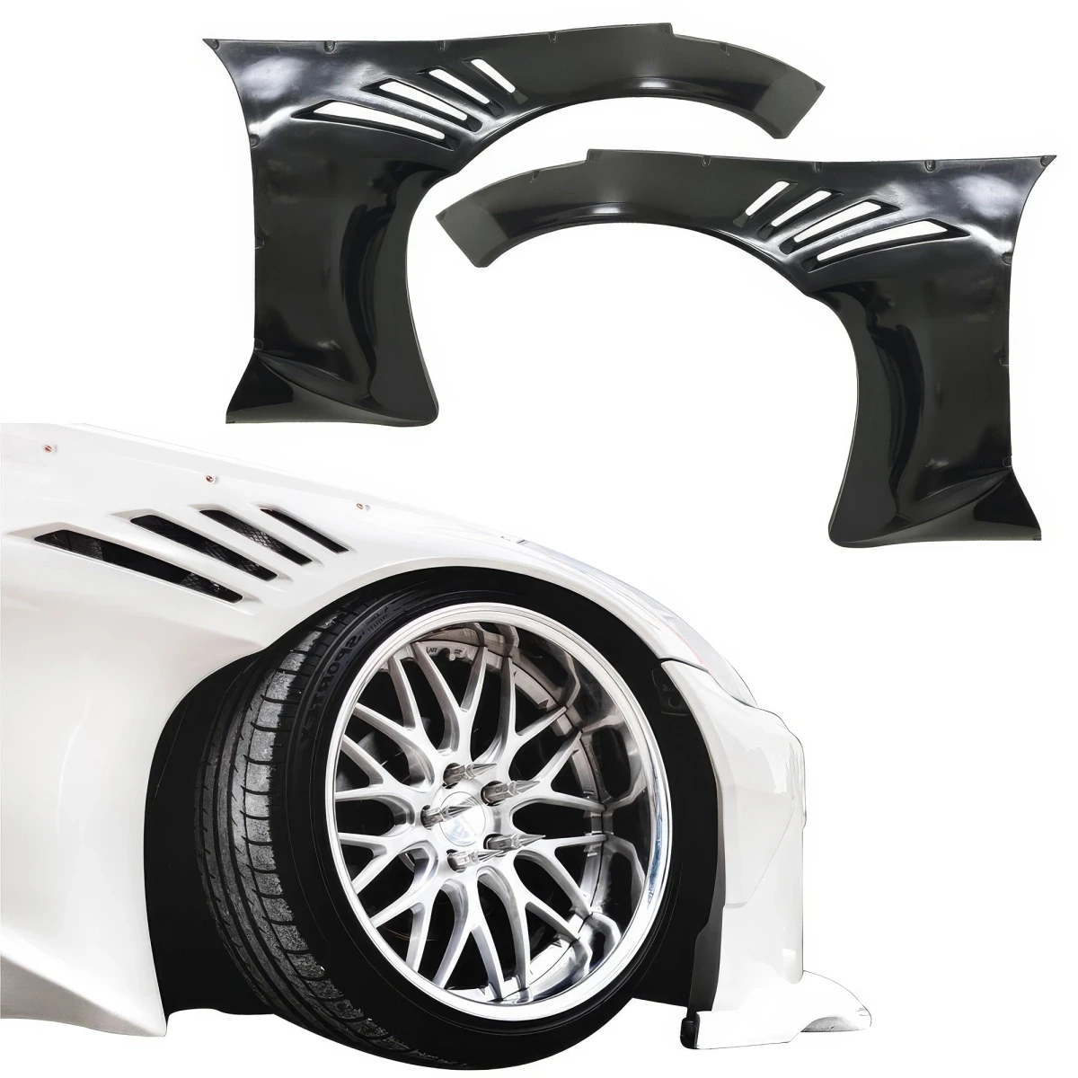 FRP TKYO Wide Body Fender Flares (front) 2pc 40mm > Nissan 350Z (Z33) 2003-2008 - 108362
