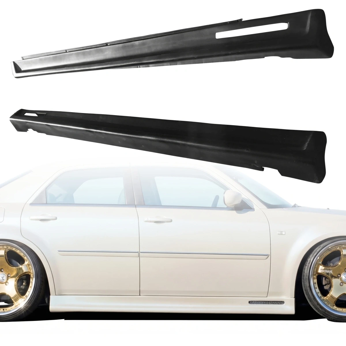 FRP BOME Side Skirts 2pc > Chrysler 300C 2005-2010 - 108394