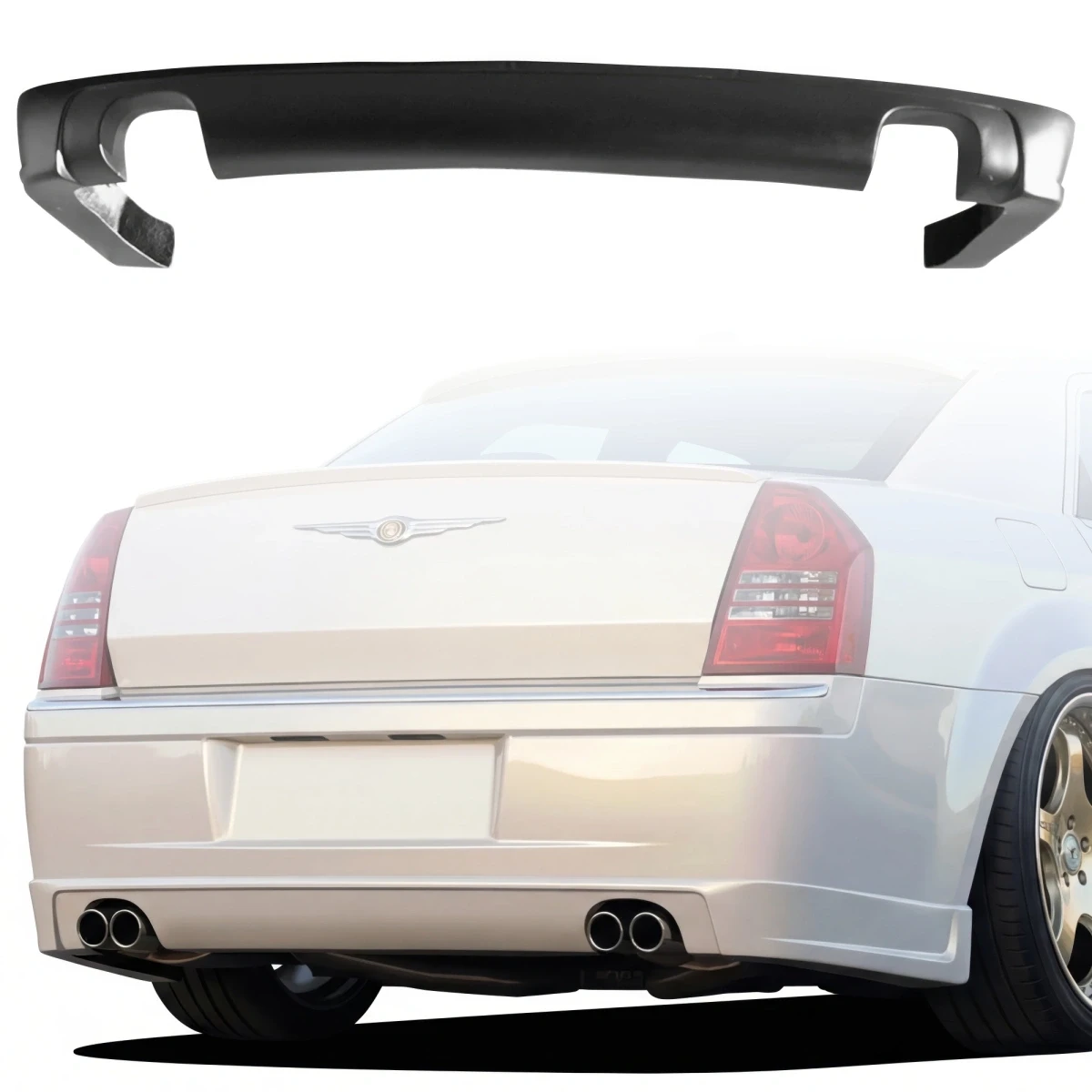FRP BOME Rear Lip Valance > Chrysler 300C 2005-2010 - 108395
