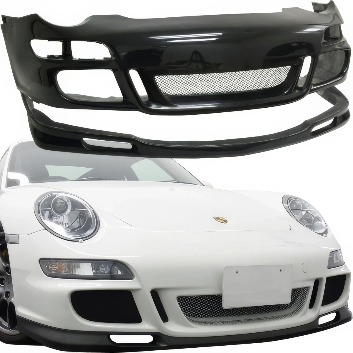 FRP GT3 RS Front Bumper 2pc > Porsche 911 (997) 2005-2012 - 108430