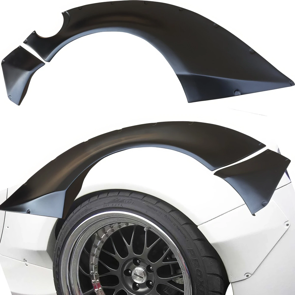 FRP TKYO v2 Wide Body Fender Flares (rear) 4pc 70mm > Scion FR-S 2013-2016 - 108455