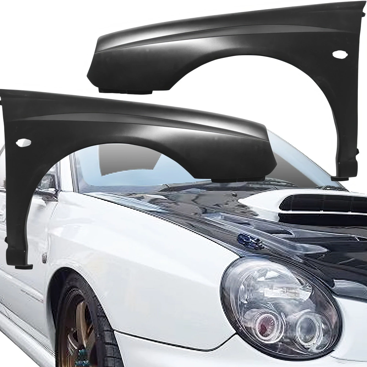 FRP LSPO WRC Wide Body Fenders (front) > Subaru Impreza WRX 2002-2003 > 4/5dr - 108481