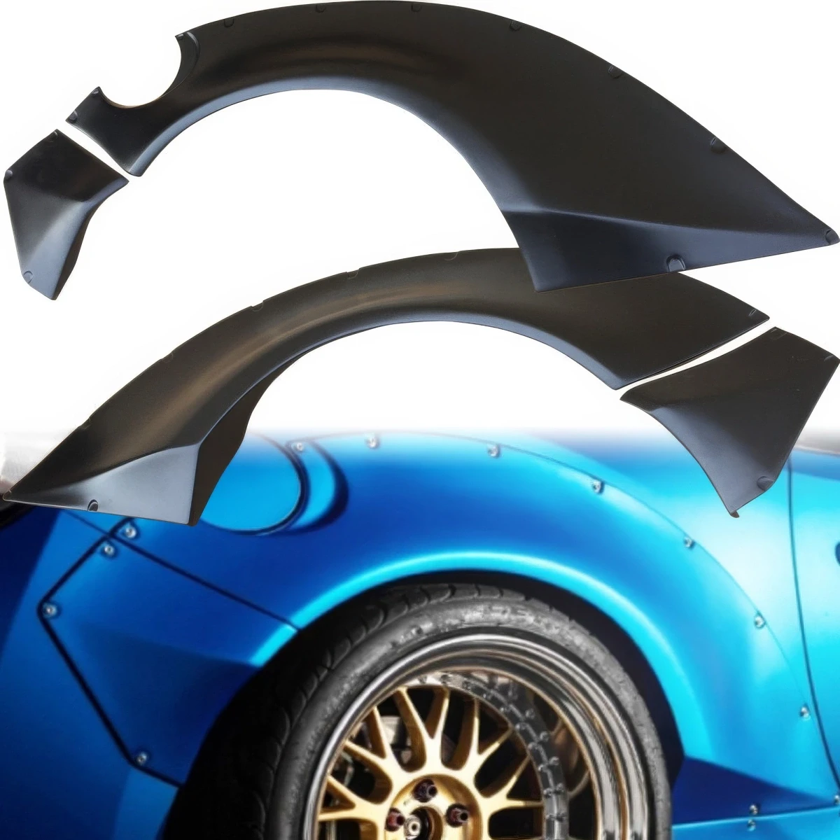 FRP TKYO v2 Wide Body Fender Flares (rear) 4pc 70mm > Subaru BRZ (ZN6) 2013-2021 - 108549