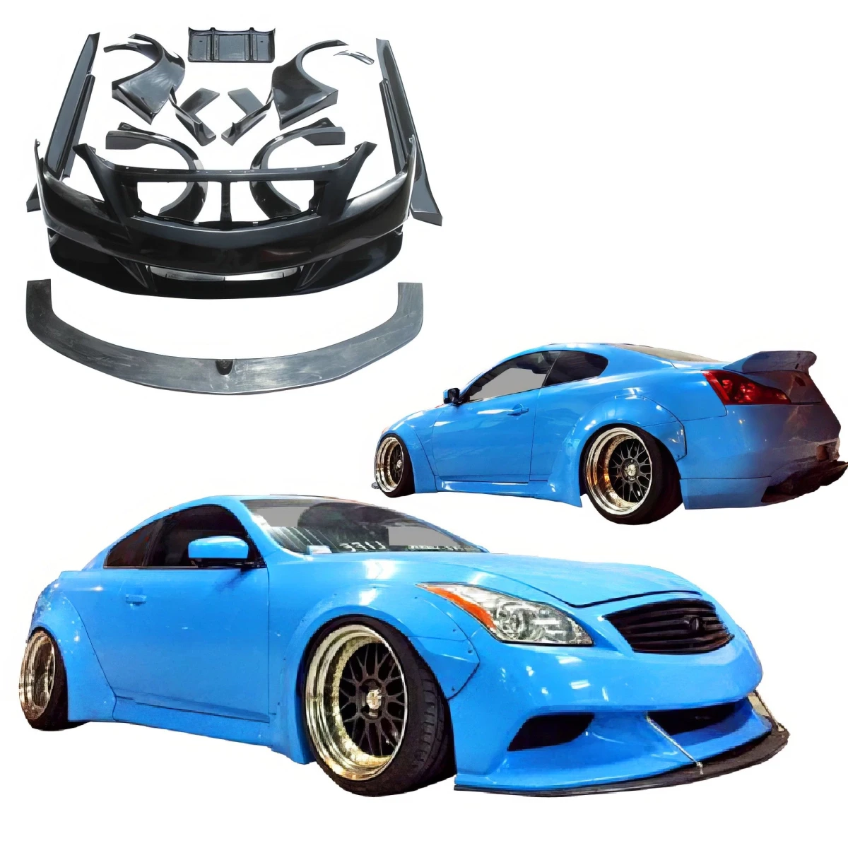 FRP LBPE Wide Body Kit > Infiniti G37 Coupe 2008-2015 > 2dr Coupe - 108577