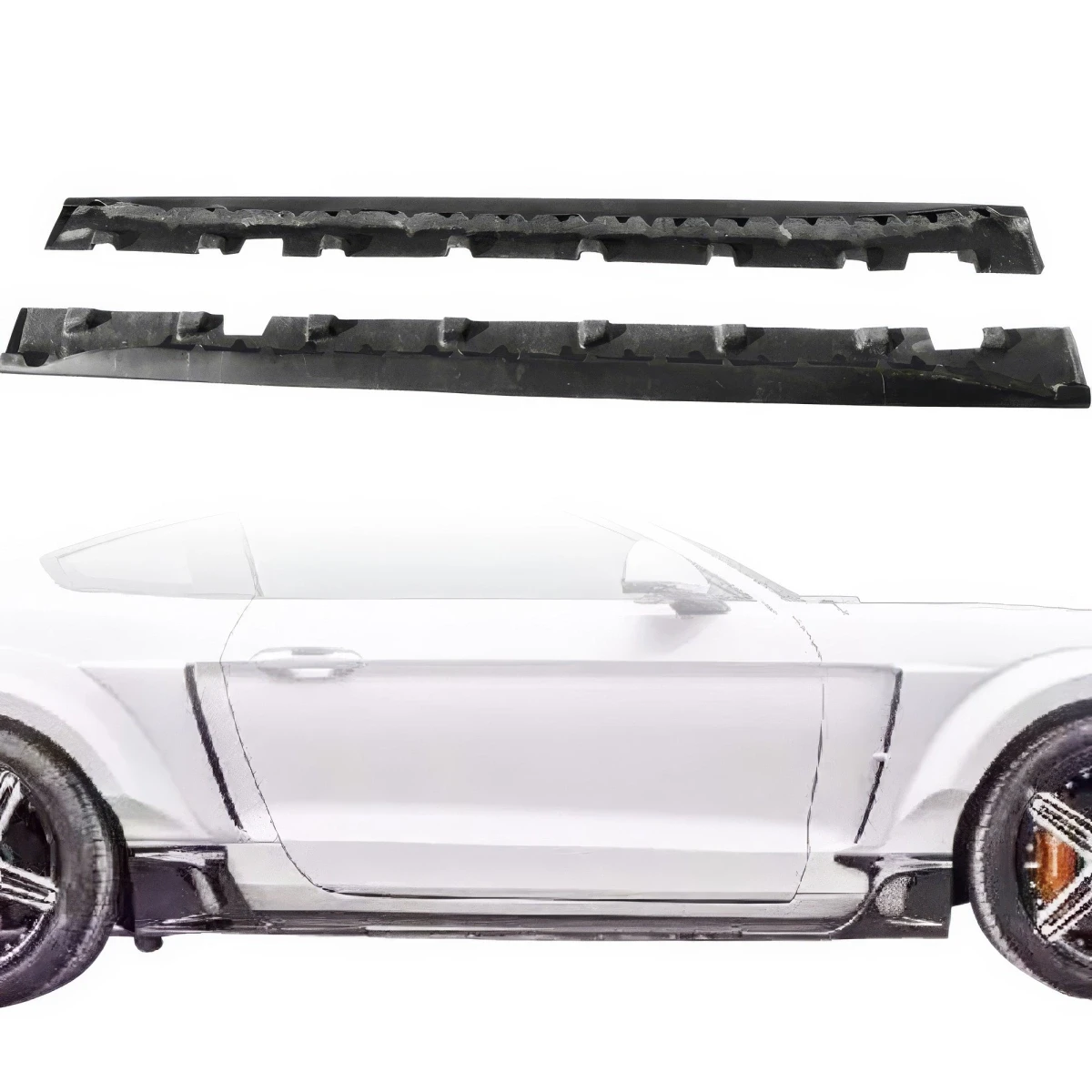 FRP KTOT Side Skirts > Ford Mustang 2015-2020 - 108590
