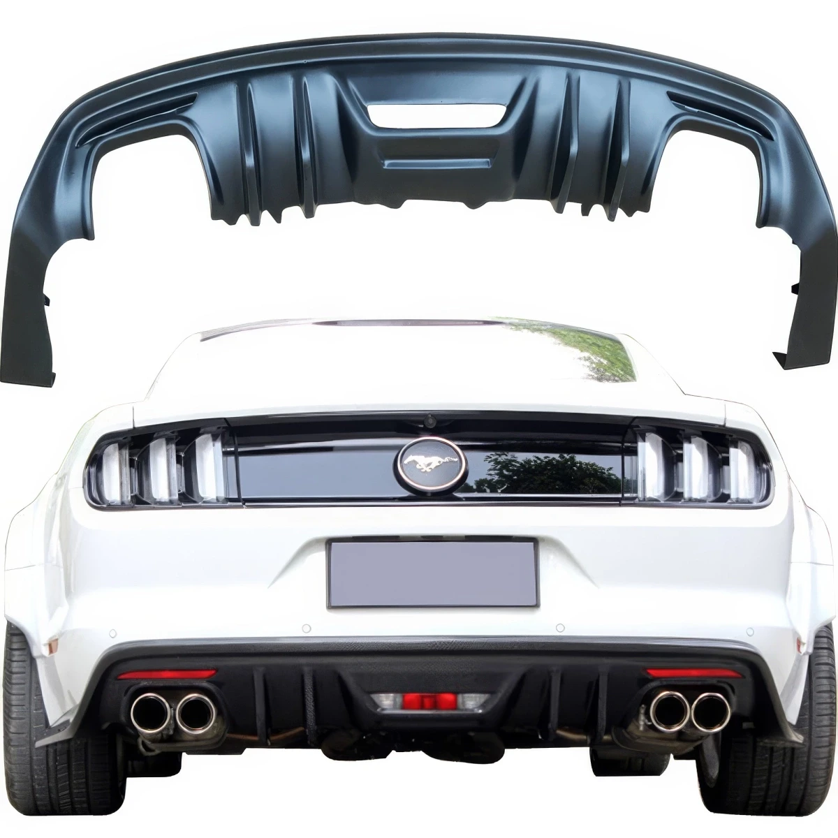 FRP KTOT Rear Lip > Ford Mustang 2015-2017 - 108593