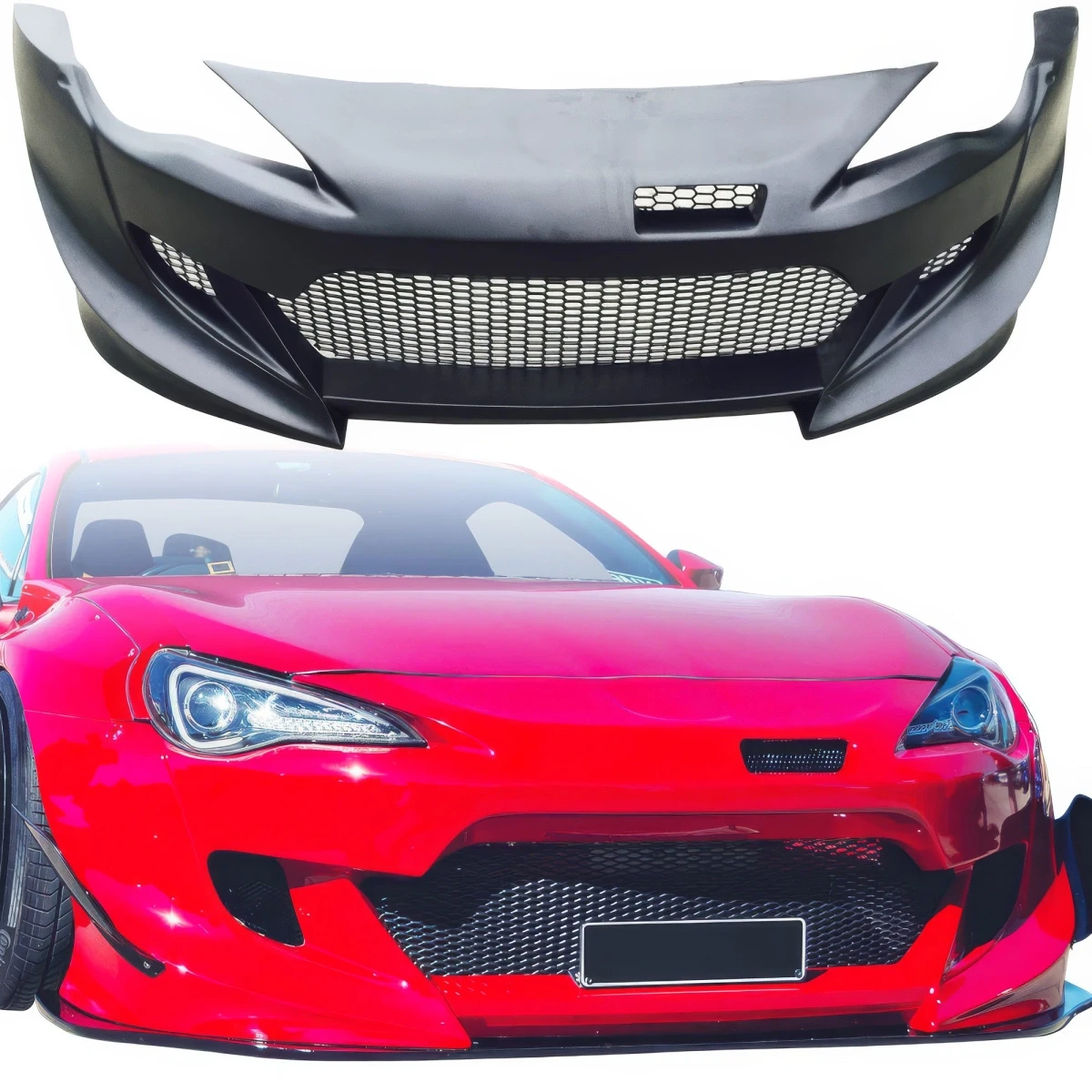 VSaero FRP TKYO v3 Wide Body Front Bumper for Scion FR-S ZN6 2013-2016
