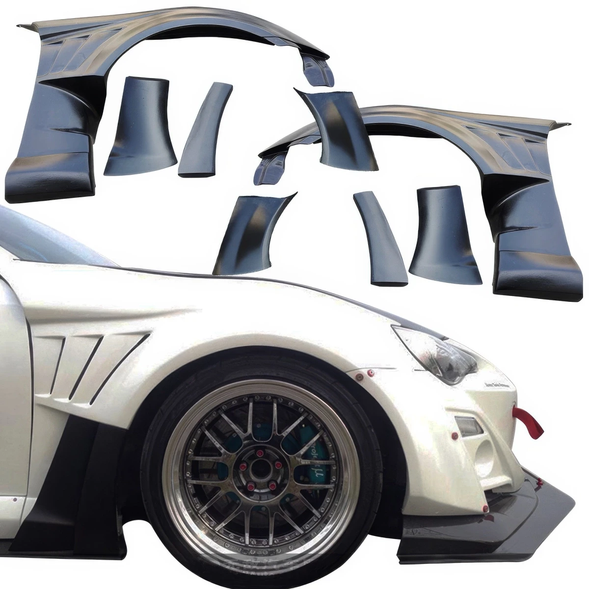 FRP VAR Wide Body Fenders (front) 8pc 50mm > Subaru BRZ 2013-2021 - 108629