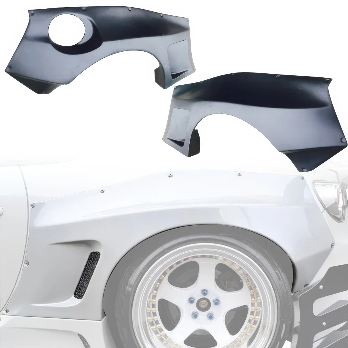 FRP TKYO v3 Wide Body Fenders Flares (rear) 90mm > Subaru BRZ (ZN6) 2013-2021 - 108664