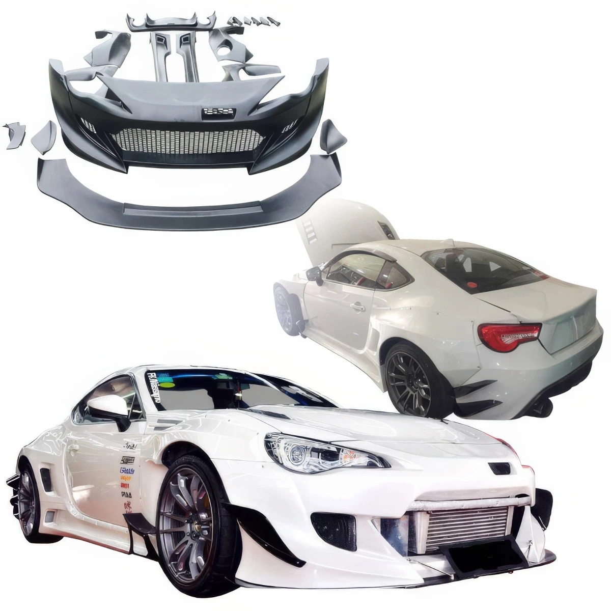 FRP TKYO v3 Wide Body Kit 17pc > Subaru BRZ (ZN6) 2013-2021 - 108666