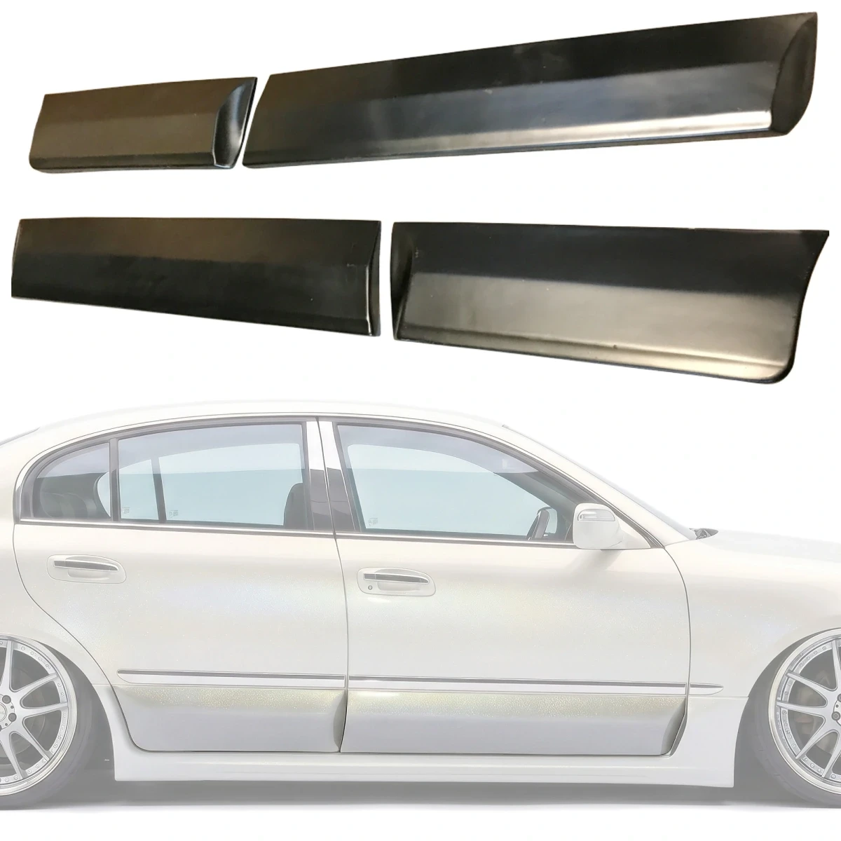 FRP JPRO Door Caps 4pc > Nissan President PGF50 2003-2010 - 108679