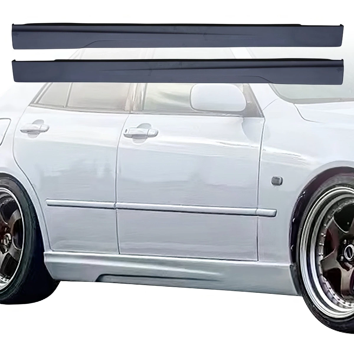 VSaero FRP HKES Side Skirts for Lexus IS300 SXE10 2001-2005