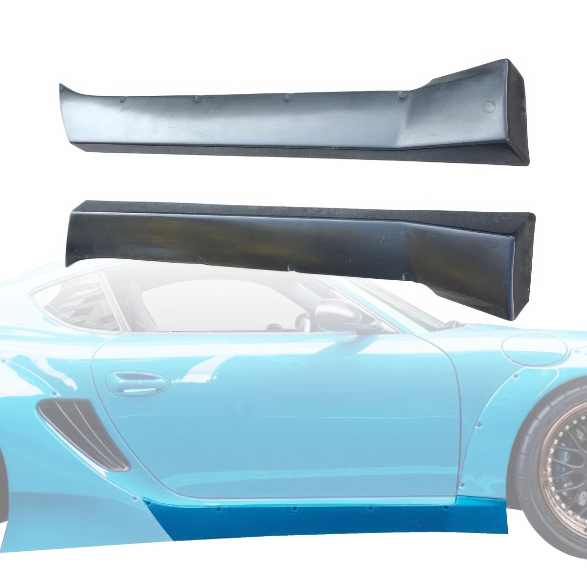 FRP TKYO v1 Wide Body Side Skirts > Porsche Cayman (987) 2006-2008 - 108961