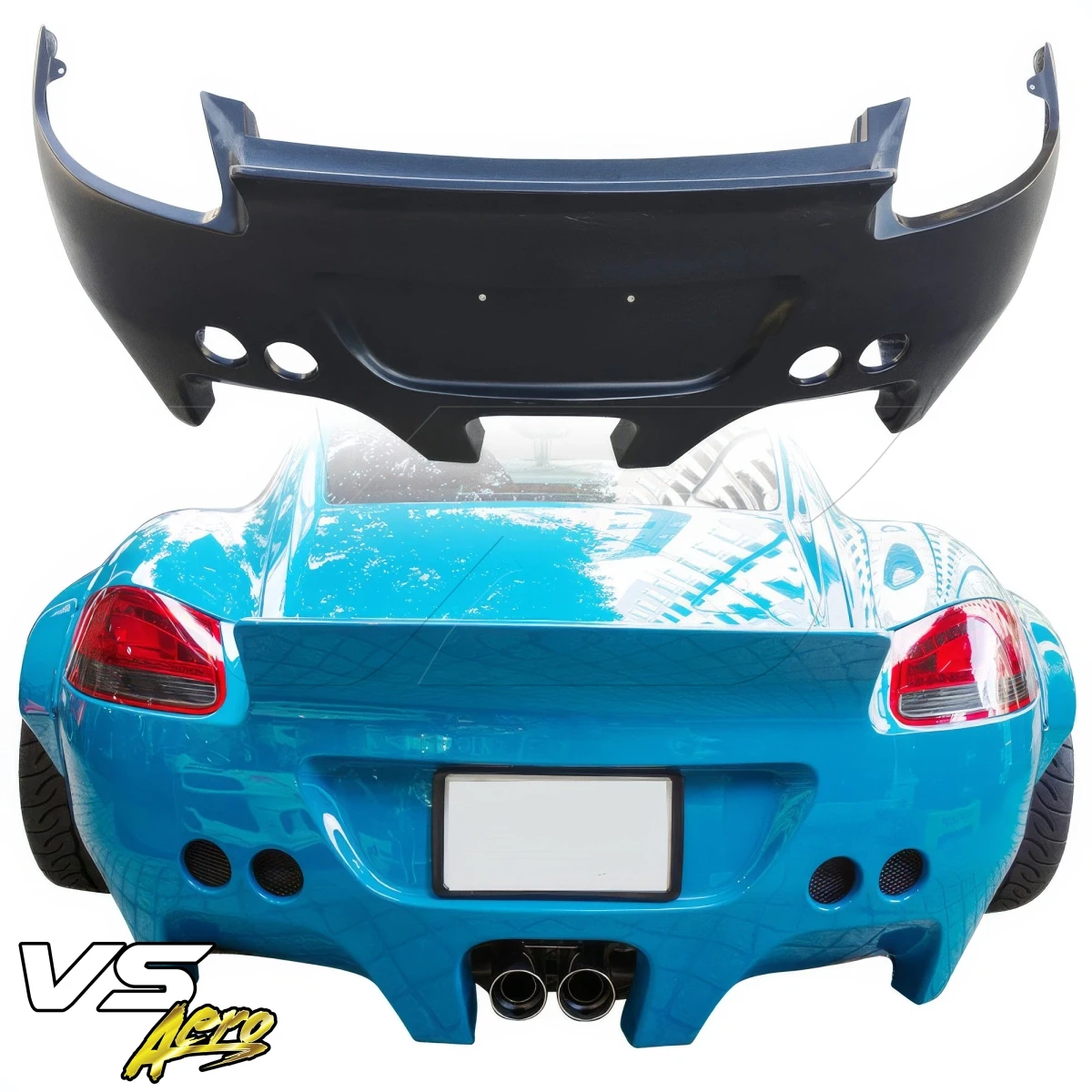 FRP TKYO v1 Wide Body Rear Bumper > Porsche Cayman (987) 2006-2008 - 108963