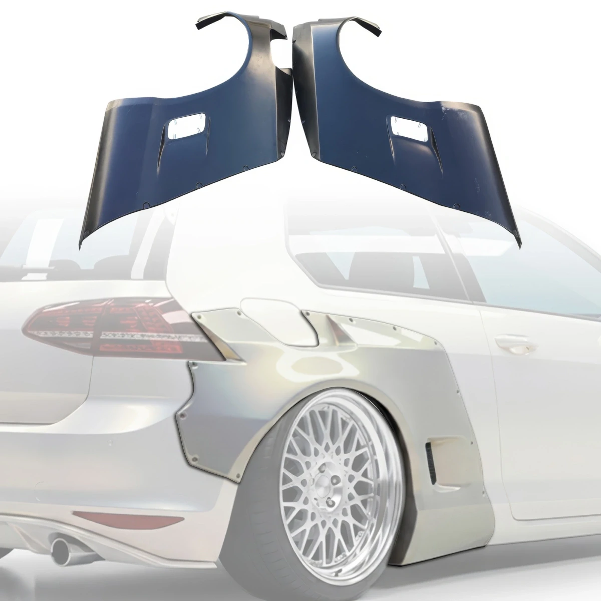 FRP TKYO Wide Body Flares (rear) 2pc 70mm > Volkswagen Golf MK7 2015-2018 > 2dr - 108967