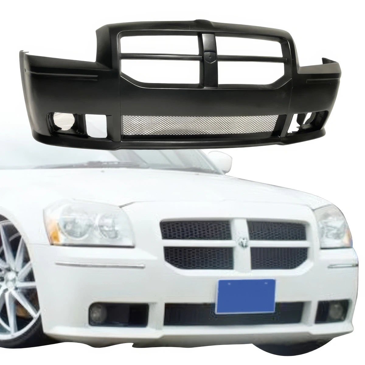 FRP SRT-8 Front Bumper 1pc > Dodge Magnum 2005-2007 - 109009