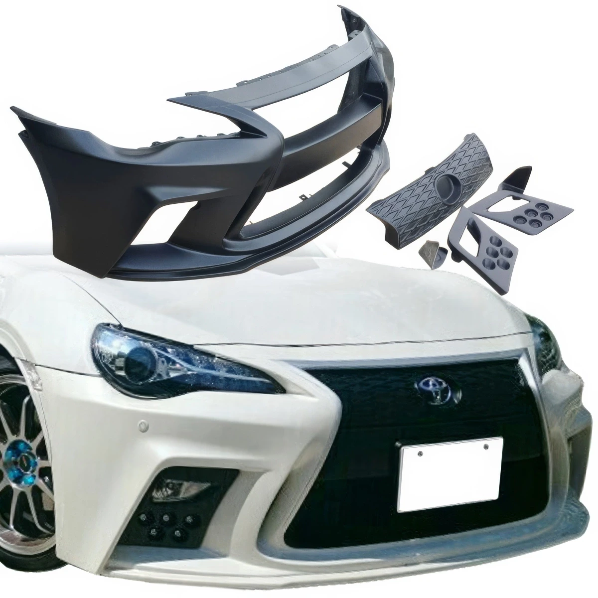 FRP AG LF-S Front Bumper w Grille 5pc > Scion FR-S 2013-2016 - 109037