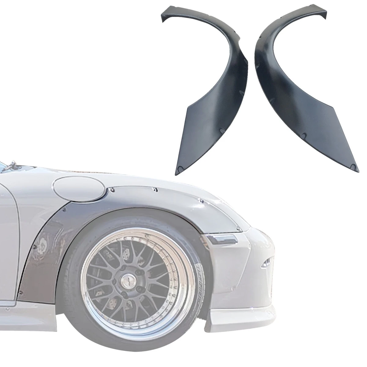 FRP TKYO v2 Wide Body Fender Flares (front) 50mm > Porsche Cayman (987) 2006-2008 - 109076