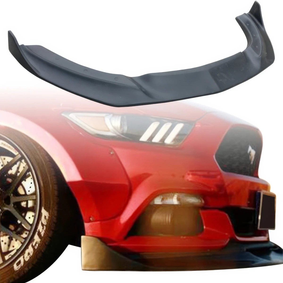 VSaero FRP RBOT Front Lip for Ford Mustang 2015-2017