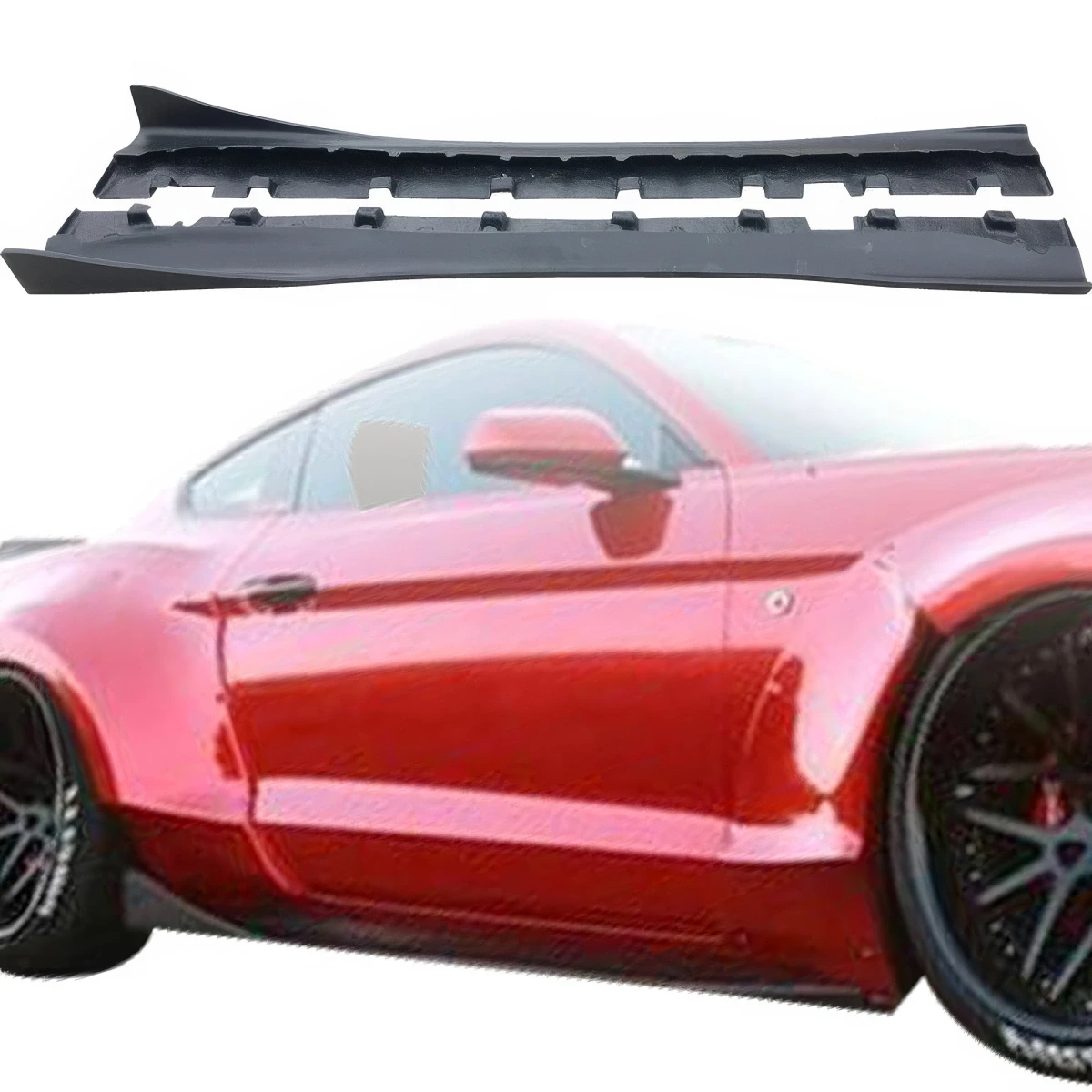 FRP RBOT Side Skirts > Ford Mustang 2015-2020 - 109137