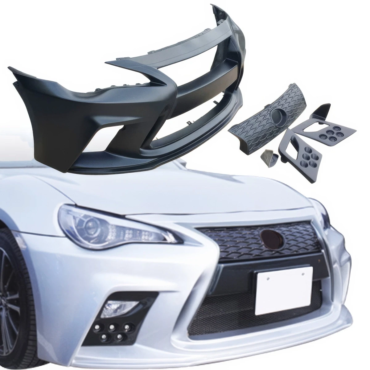 FRP AG LF-S Front Bumper w Grille 5pc > Toyota 86 2017-2021 - 109158