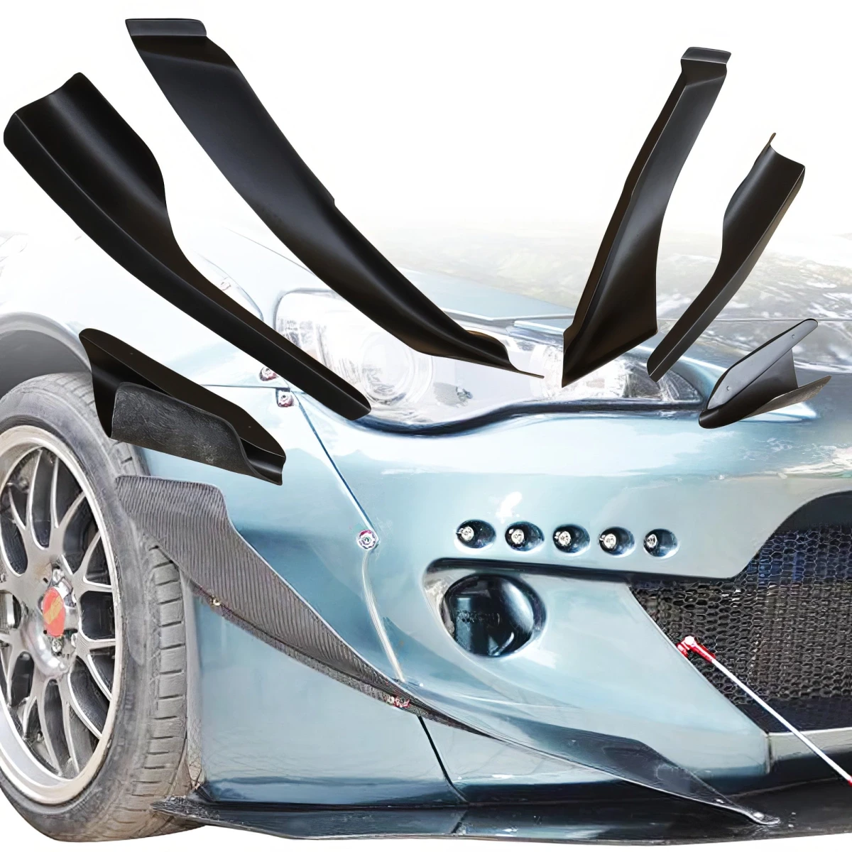 FRP TKYO v2 Wide Body Front Canards 6pc > Toyota 86 2017-2021 - 109168