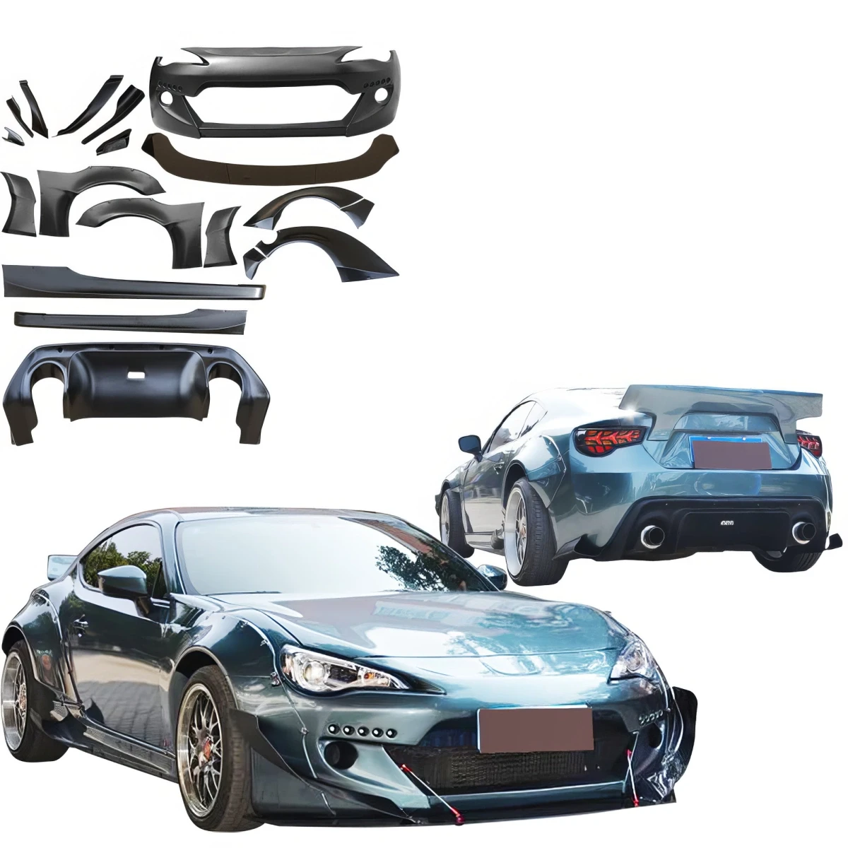 FRP TKYO v2 Wide Body Kit 19pc > Toyota 86 2017-2021 - 109173