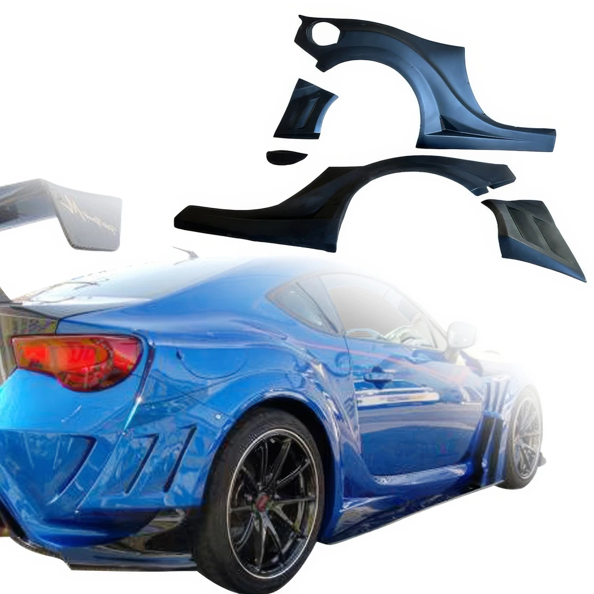 FRP VAR Wide Body Fenders (rear) 5pc 65mm > Scion FR-S 2013-2016 - 109189