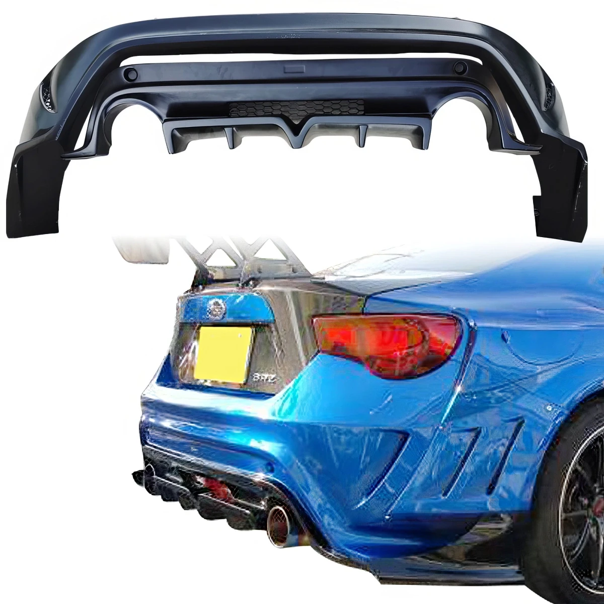 FRP VAR Wide Body Rear Bumper 2pc > Scion FR-S 2013-2016 - 109190