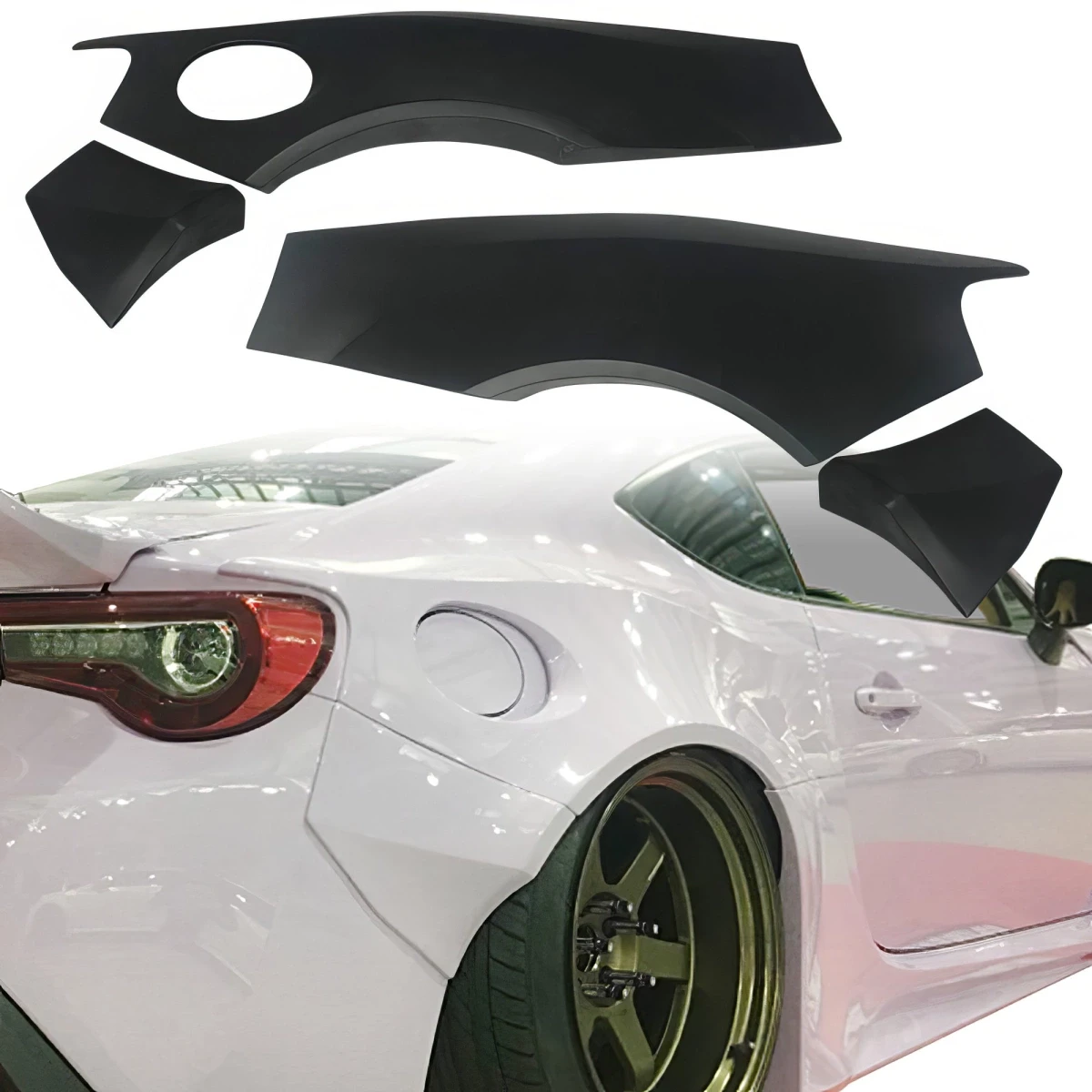 FRP AG T2 Wide Body Fenders (rear) 80mm > Scion FR-S 2013-2016 - 109208