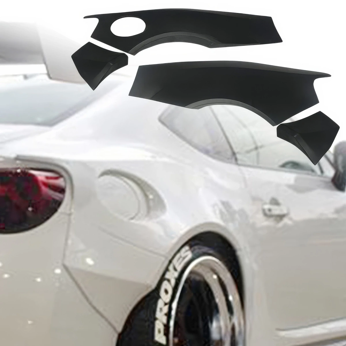 FRP AG T2 Wide Body Fenders (rear) 80mm > Toyota 86 2017-2021 - 109218