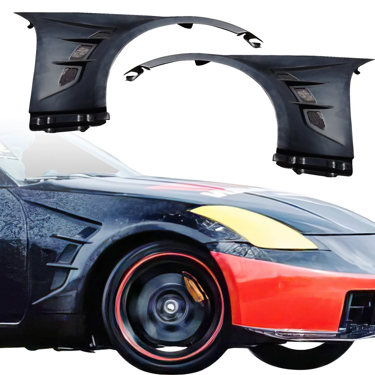 FRP WAL Fenders (front) > Nissan 350Z (Z33) 2003-2008 - 109225