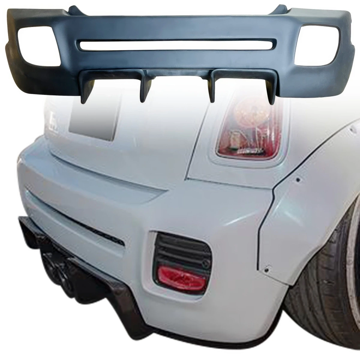 FRP LBPE Wide Body Rear Bumper 2pc > Mini Cooper (R56 R57) 2007-2013 > 2dr - 109232