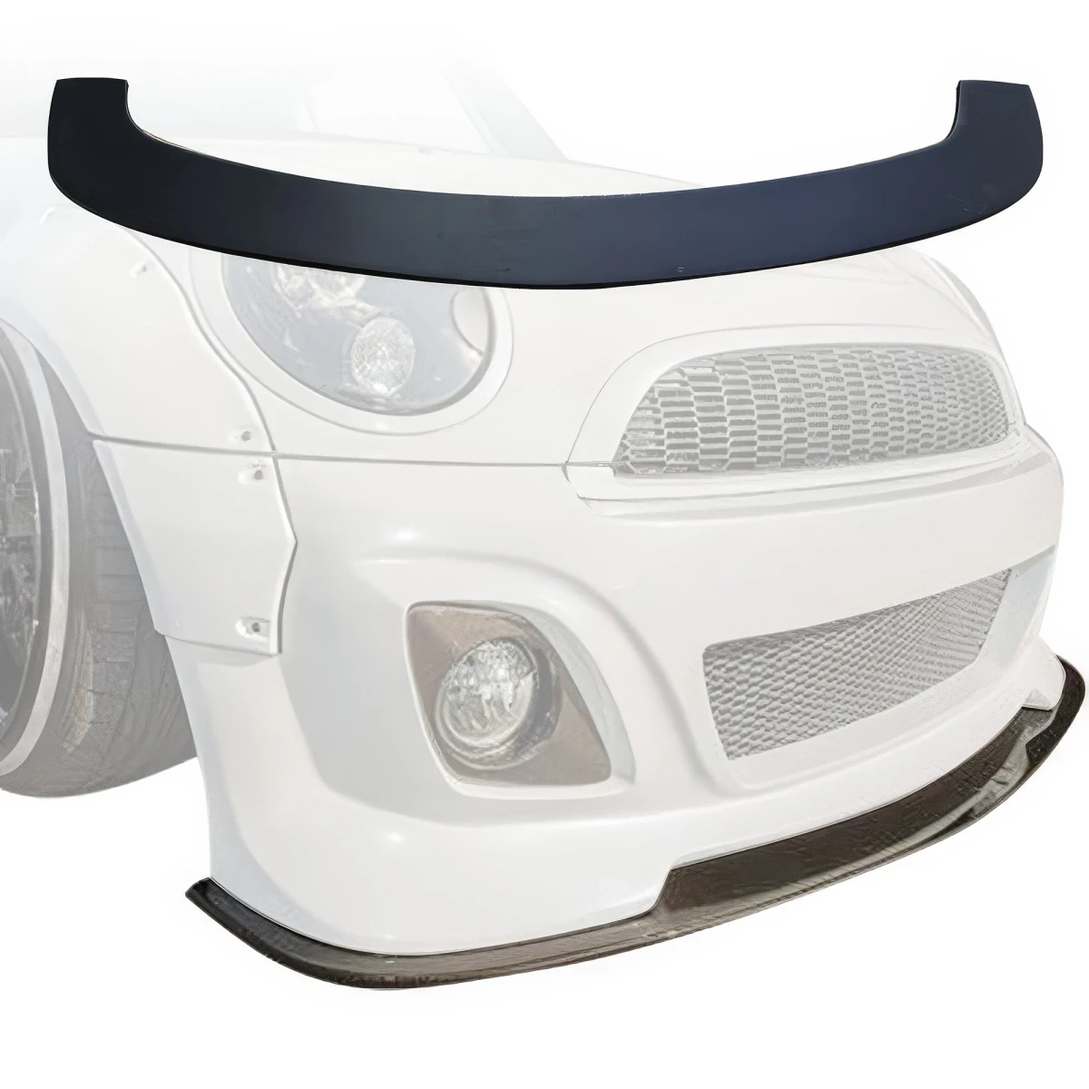 FRP LBPE Wide Body Front Splitter > Mini Cooper (R56 R57) 2007-2013 > 2dr - 109258