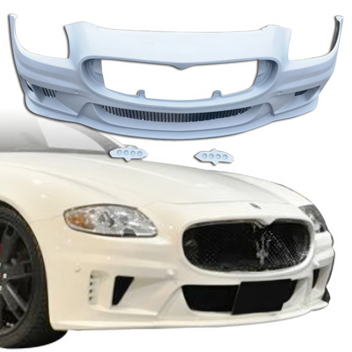 FRP WAL Front Bumper > Maserati Quattroporte 2005-2008 - 109291